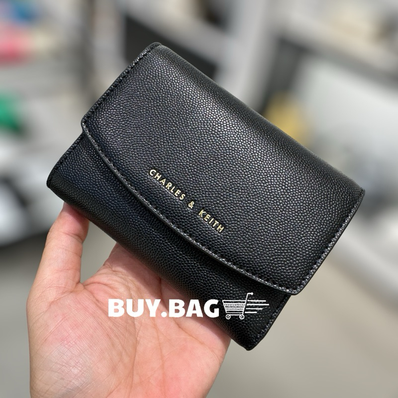 CHARLES & KEITH ( ใช้โค้ดลด30% ) CK6-10770633 size.XXS กระเป๋าสตางค์ใบสั้น ของแท้จากช็อป100% รูปที่ 8