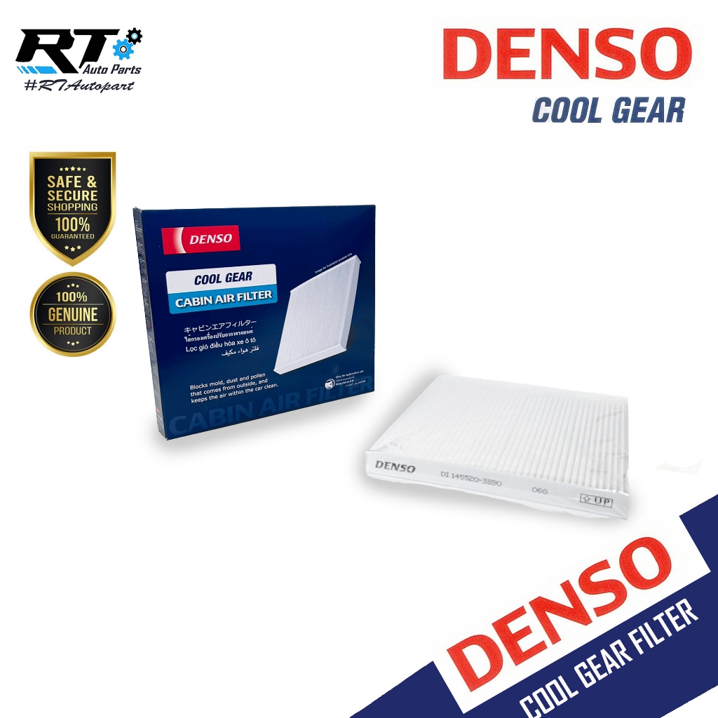 Denso กรองแอร์ Nissan Almera March ปี11-18 Eco Car Note / นิสสัน อัลเมร่า มาชส์ อีโคคาร์ / 145520-3890