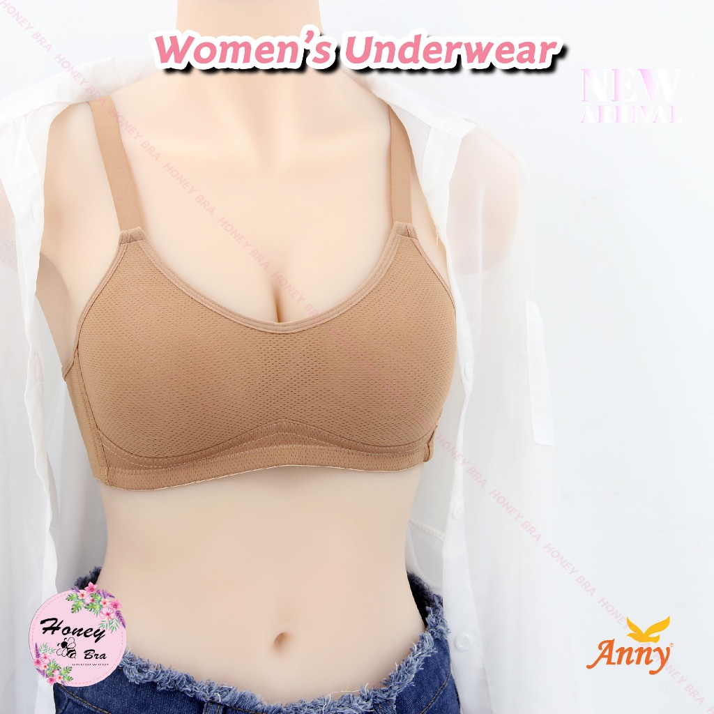 ชุดชั้นใน Anny รุ่น3281 เสื้อในไร้โครง ม้วนได้ทั้งตัว คัพB ซัพพอร์ตเต็มทรงอก ทรงสวย กระชับอก เก็บข้างดี ใส่สบาย