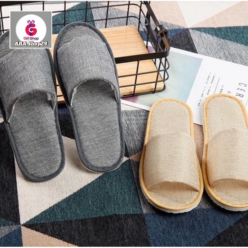 R-036 รองเท้าใส่ในบ้าน รองเท้าโรงแรม ใช้แล้วทิ้ง (อย่างหนา)