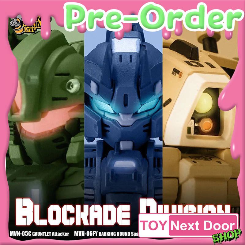 [พร้อมส่ง] Baichuan Model : Canned Squad Unit Blockade Division Set