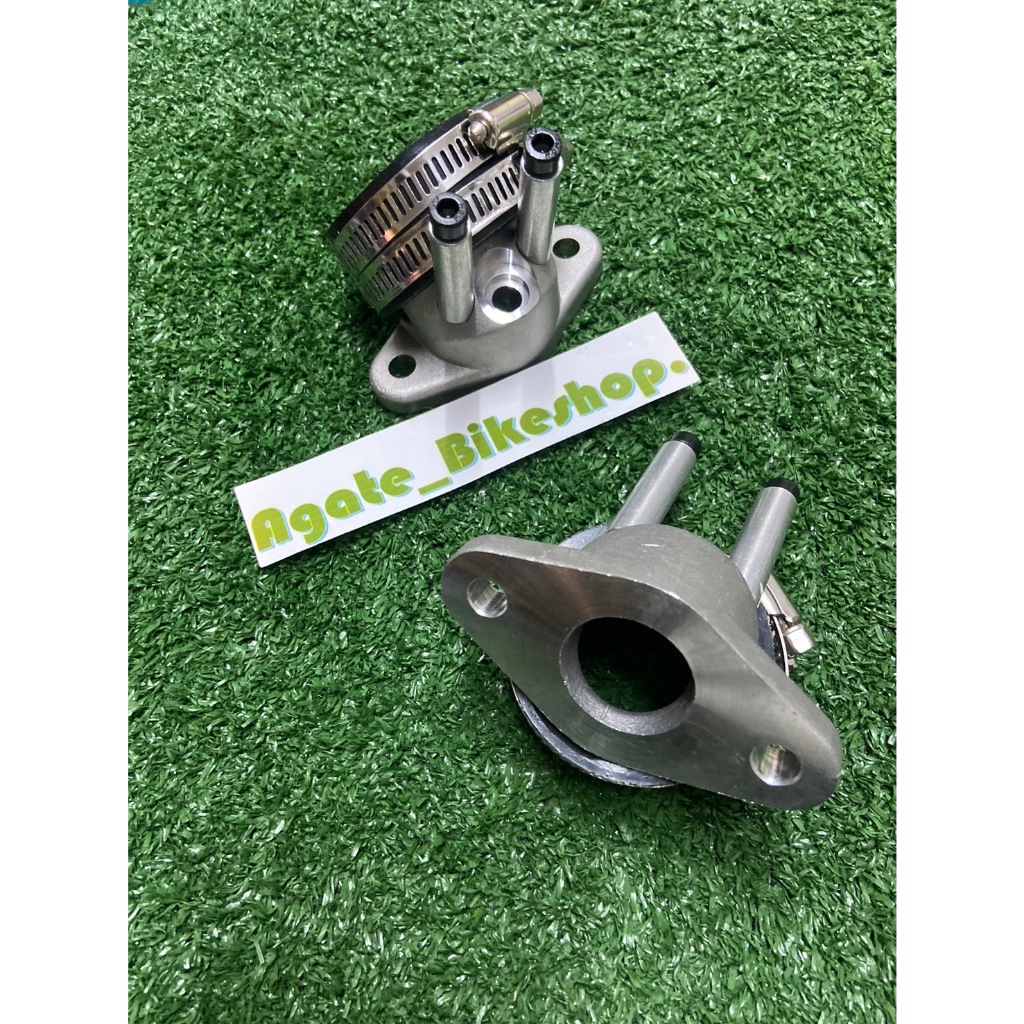 คอหรีดแต่ง 2 หัวฉีด ลิ้น CBR-150 ,CBR-250, FORZA-300 ใส่ WAVE หัวฉีดได้ทุกรุ่น
