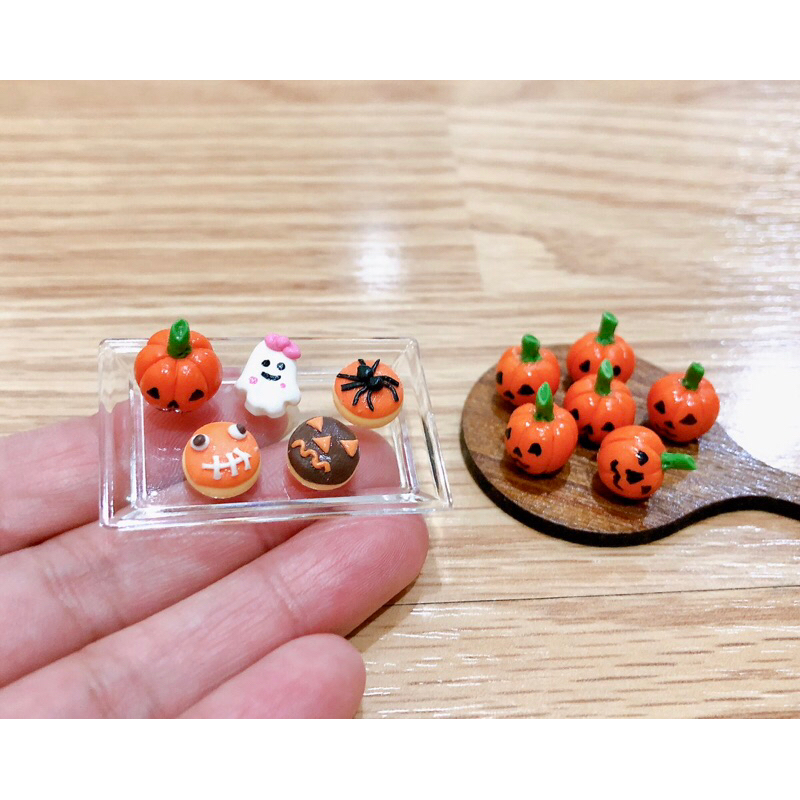 ดินปั้นขนมจิ๋ว ชุดขนมฮาโลวีนจิ๋ว ราคา/ชิ้น