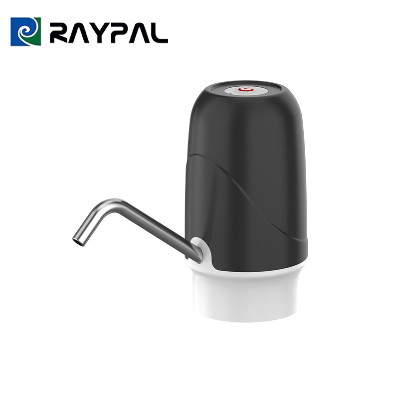RAYPAL พร้อมสายUSB เครื่องปั๊มน้ำ แบต 1200mAh แบบชาร์จแบตได้ ที่ปั๊มน้ำมือถือ ที่ปั๊มน้ำดื่ม ขวดน้ำ ถังน้ำ เครื่องกดน้ำ