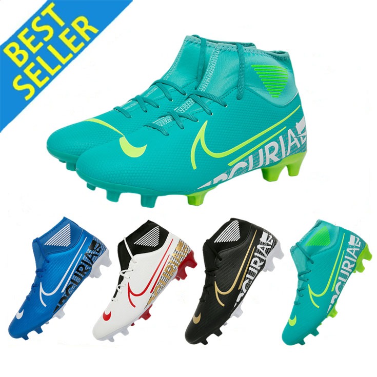 【บางกอกสปอต】Nike Mercurial องเท้าฟุตบอล ผู้ใหญ่ เด็ก รองเท้าสตั๊ด คุณภาพสูง รองเท้าฟุตบอลอาชีพ