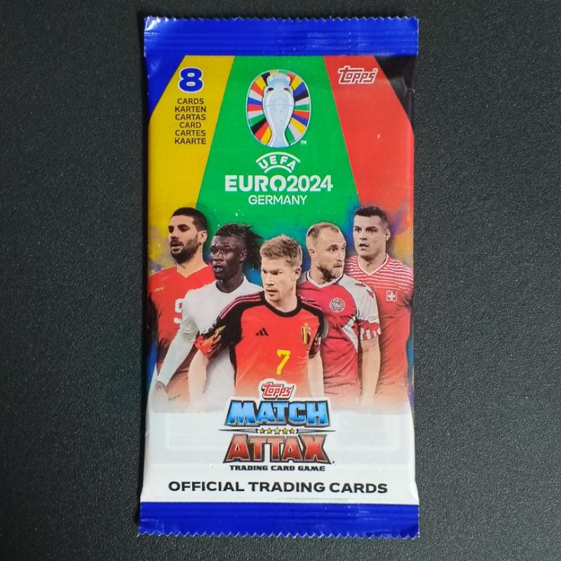 (Sealed Pack) ซองสุ่มการ์ดฟุตบอล MATCH ATTAX UEFA EURO 2024 SOCCER CARD