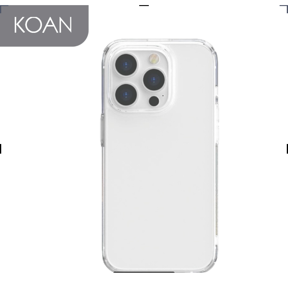 เคสโทรศัพท์มือถือ POWER SUPPORT Air Jacket Shockproof Case for iP 15 /15 Plus /15 Pro / 15 Pro Max - Clear