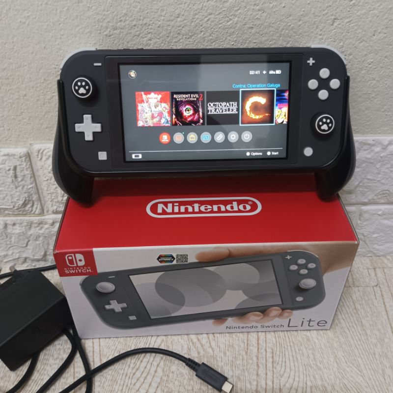 Nintendo Switch Lite แปลงแล้ว 256g สภาพใหม่มาก อุปกรณ์แท้ครบกล่อง