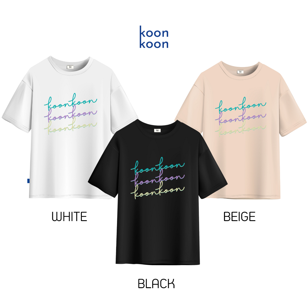 KOON KOON เสื้อยืดทรงโอเวอร์ไซส์ รุ่น LOGO T-SHIRT V.1 | Oversize T-Shirt