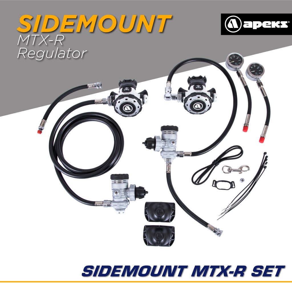 Apeks Sidemount MTX-R Regulator Set