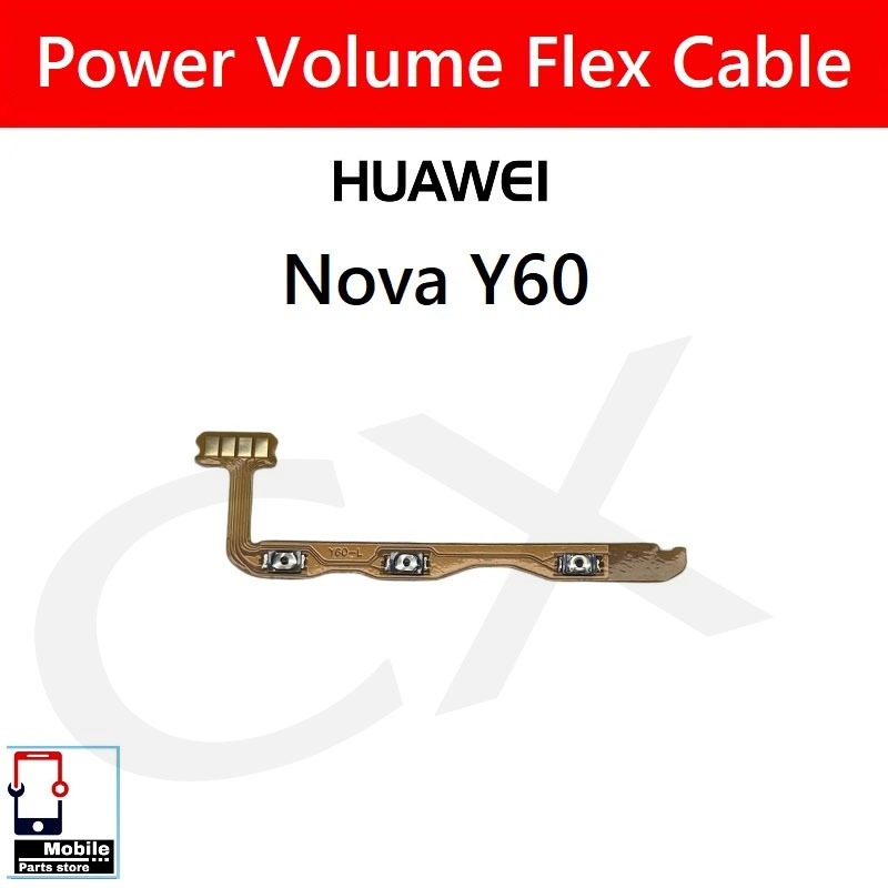 แพรสวิตช์ Huawei Nova Y60  แพรpower แพรปิดเปิดSwitch flex cable volume button Huawei Nova Y60