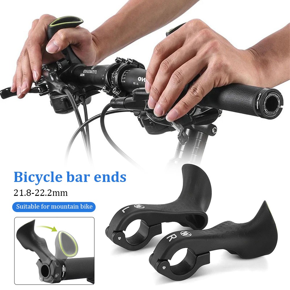 ที่จับจักรยาน ปลอกแฮนด์ บาร์เอนจักรยาน  ทรงเขาแกะ ปลอกแฮนด์จักรยาน MTB Road Cross-Country Bicycle Handlebar Extender