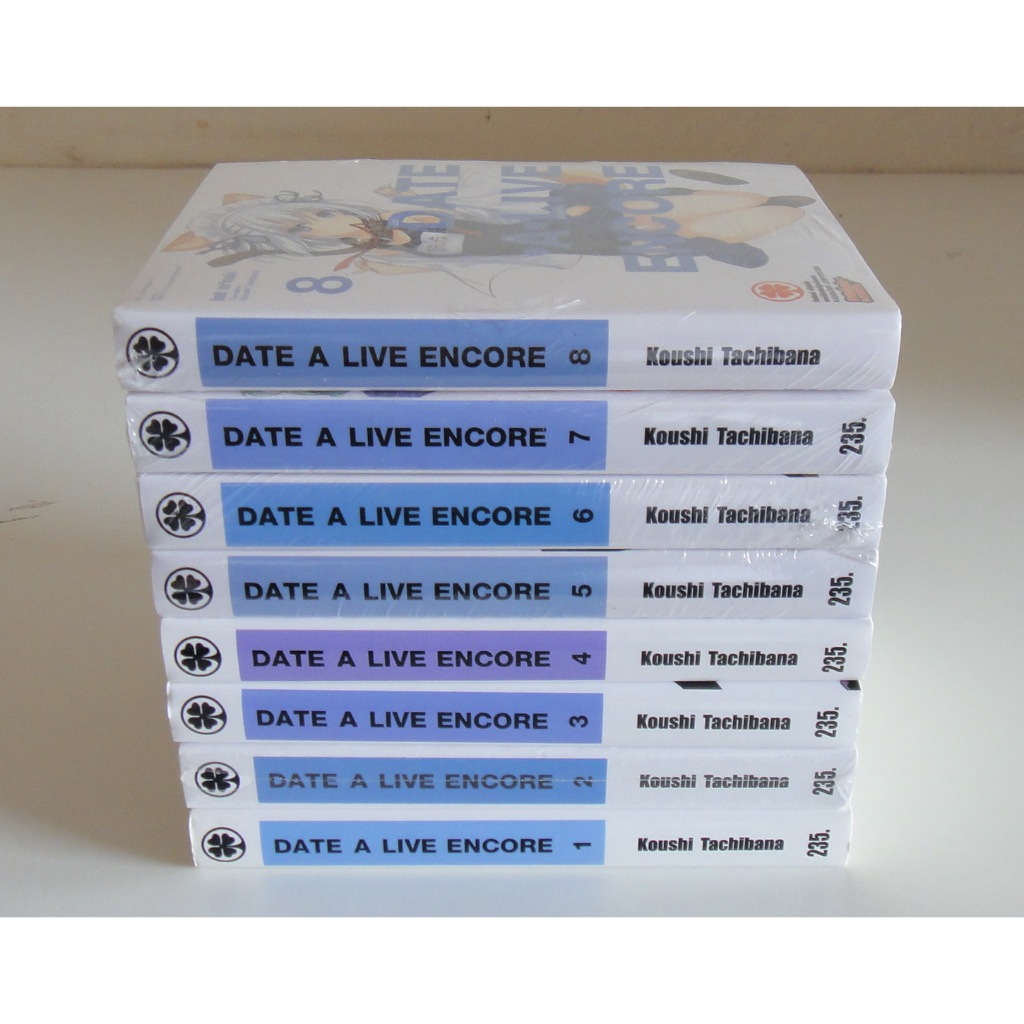 หนังสือ (LN) Date A Live Encore นิยาย พิชิตรัก พิทักษ์โลก เล่ม 1-8 ถึงปัจจุบัน ผลงานของ Koushi Tachibana โคชิ ทาจิบาน่า