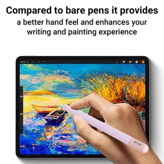 เคสซิลิโคนดินสอบางเฉียบสำหรับ Apple Pencil 3(USB-C) 2nd 1nd Pencil pro ที่ใส่ปากกากันลื่น Silicone Pencil Case-XF