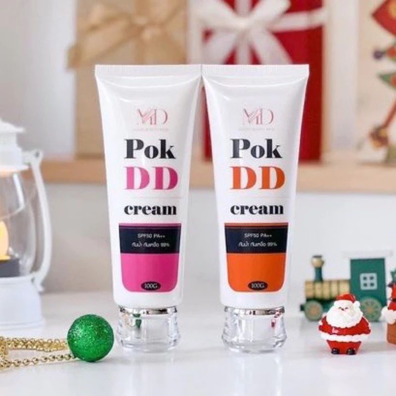 [แพคเหจใหม่]pok DD CREAM พอกดีดีครีม กันแดด SPF 50 พอกดีดีกันแดดทาตัวกับผิวขาว