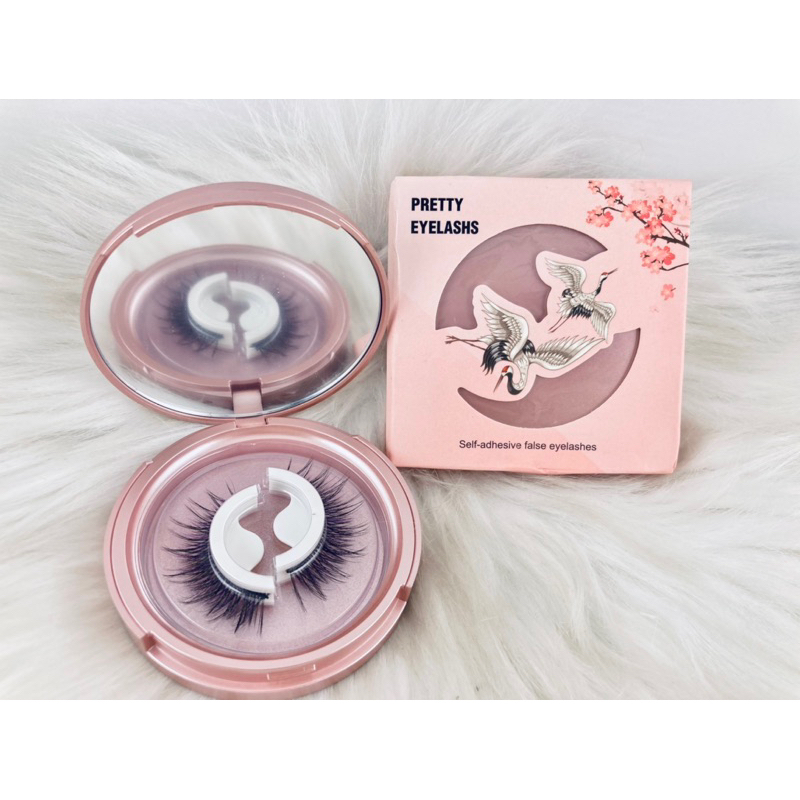 [พร้อมส่ง] PRETTY EYELASHS ขนตาปลอมแบบมีกาวในตัว