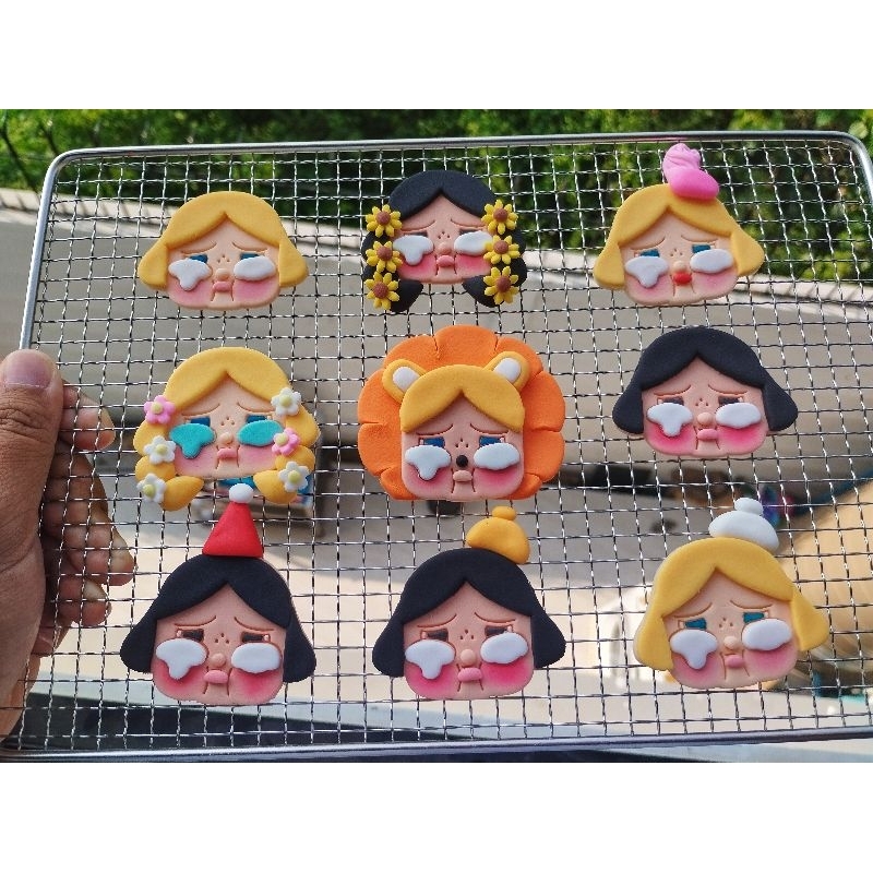น้ำตาลปั้นแต่งเค้กรูป crybaby set
