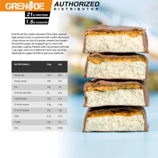 Grenade Carb Killa Protein Bar 3 Bar - โปรตีนบาร์ ขนมคลีน 3 บาร์