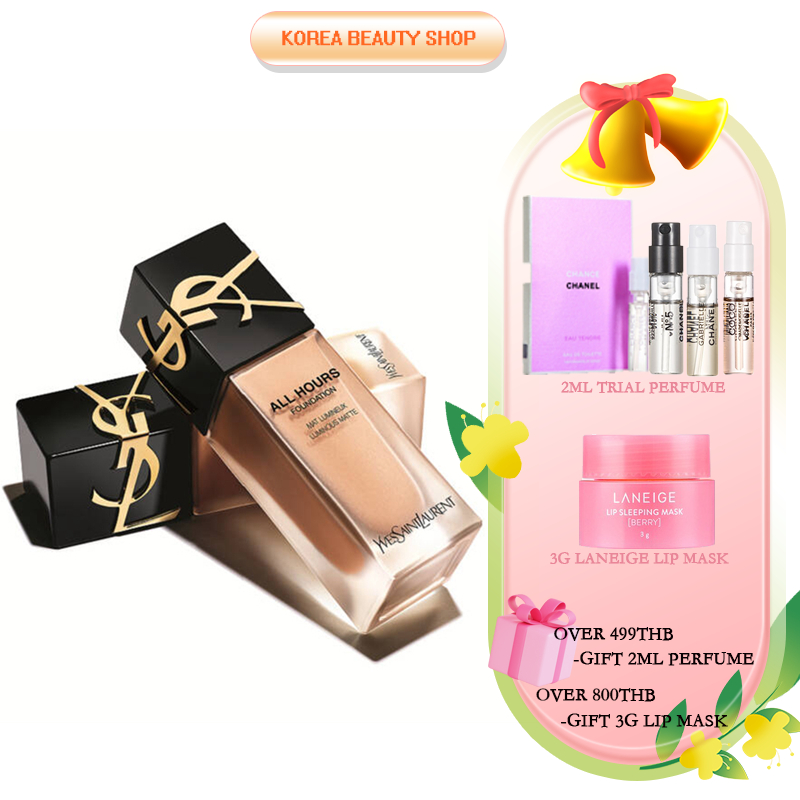 พร้อมส่ง แท้ สูตรใหม่ YSL All hour foundation 25ml
