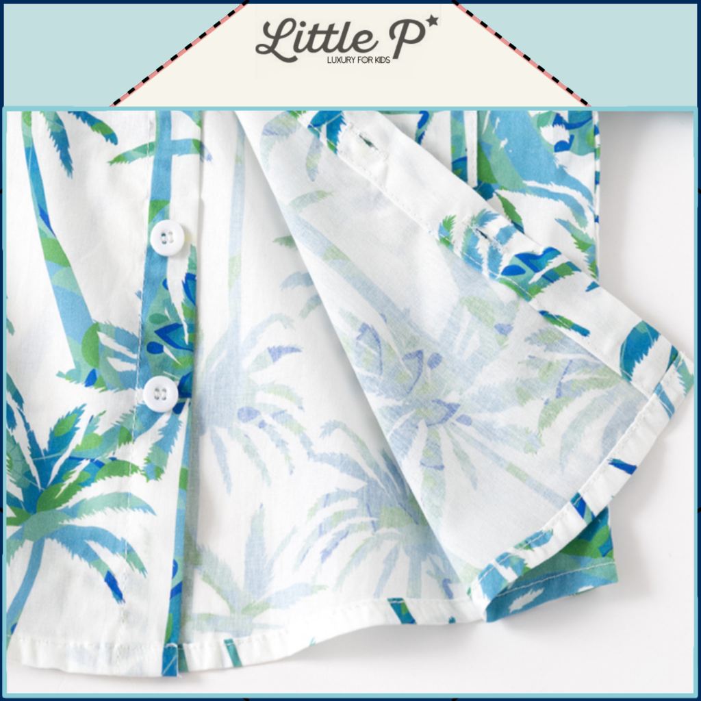 ส่งด่วน   ใหม่ ! เสื้อเชิ้ตคอจีนเด็กชาย เสื้อเด็กชาย อายุ​ 1-9 ปี By Little.P ราคา ถูกที่สุด ดีลบีเคเค แกลเลอรีภาพที่ 6