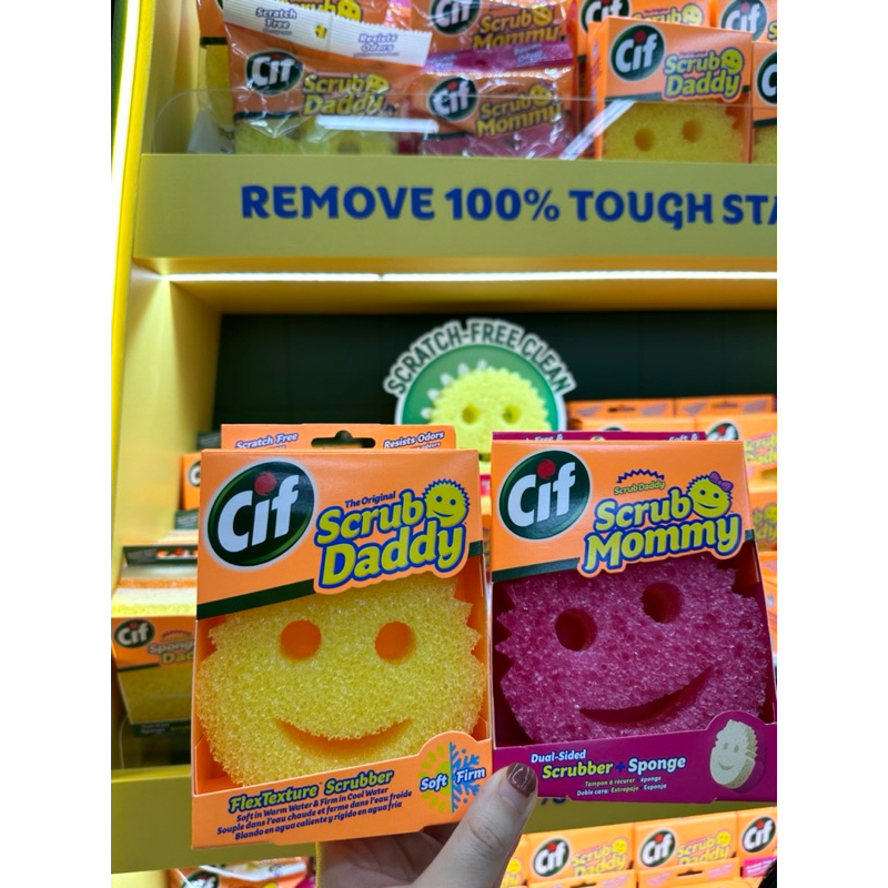 Scrub Daddy & Scrub Mommy ฟองน้ำ หน้ายิ้มสุดฮิต พร้อมส่ง