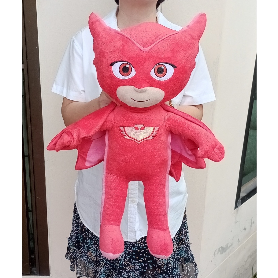 ตุ๊กตา PJ Masks ' Owlette ' ของแท้ งานคัดสภาพจาก USA ไซด์ใหญ่พิเศษ ขนาด 22 นิ้ว ป้าย PJ Masks