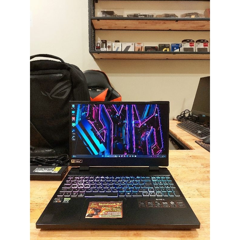 ACER NITRO5 AN515-47-R60A (165Hz sRGB100%) R7-7735HS RTX3050 RAM8GB.DDR5 SSD512GB.Gen4 สภาพสวย98%
