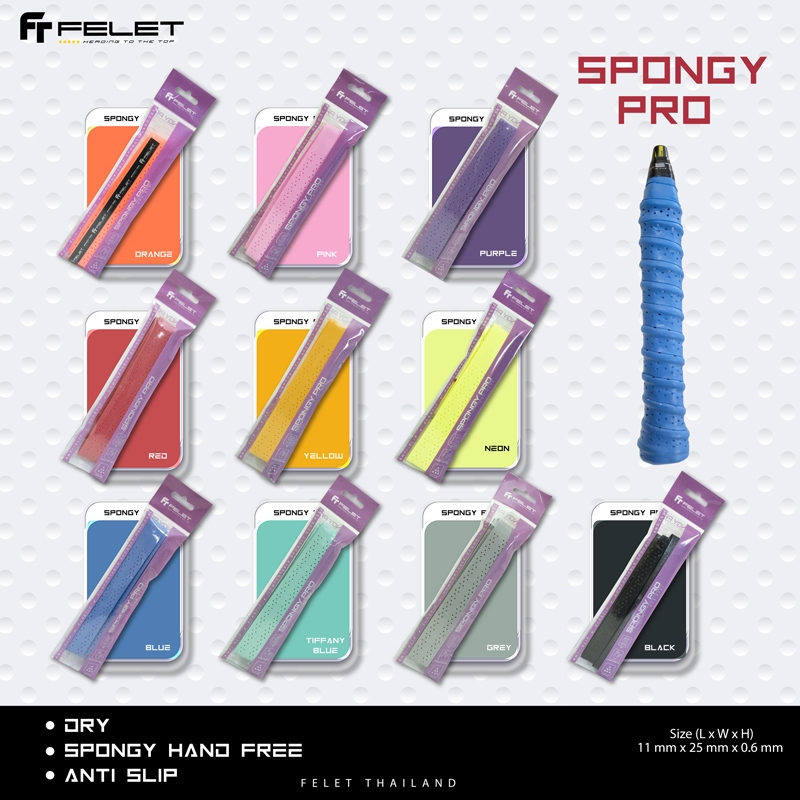 FELET พันด้าม มีแกน รุ่น Spongy Pro