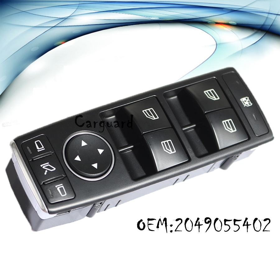 ปุ่มสวิตช์ควบคุมหน้าต่างรถยนต์ RHD สําหรับ Mercedes Benz C E Class W204 W207 W212 C200 220 250 300 E200 260 GLK204 250 3