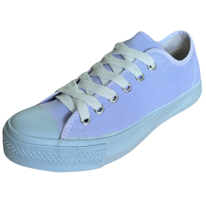 Six9 รองเท้าผ้าใบUSผูกเชือกใส่ทำงาน พื้นยางพารา เบอร์32-45 ของพร้อมส่ง มีเก็บเงินปลายทาง รุ่น591 - รูปที่ 6