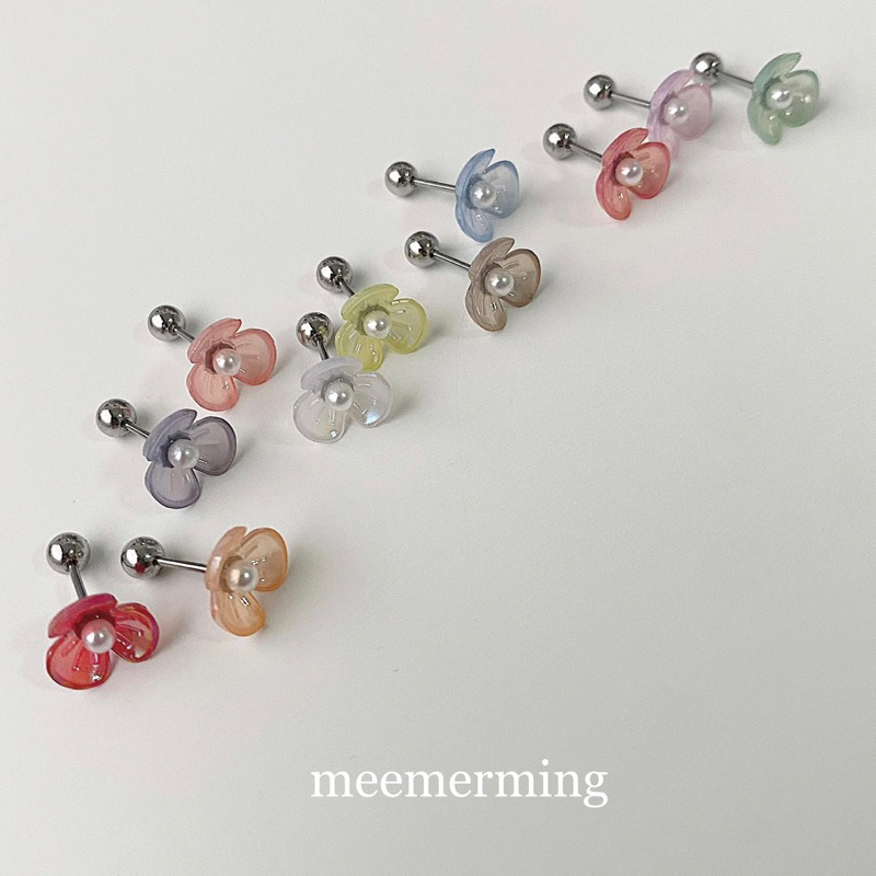 Piercing [ จิวหู ] flower colors