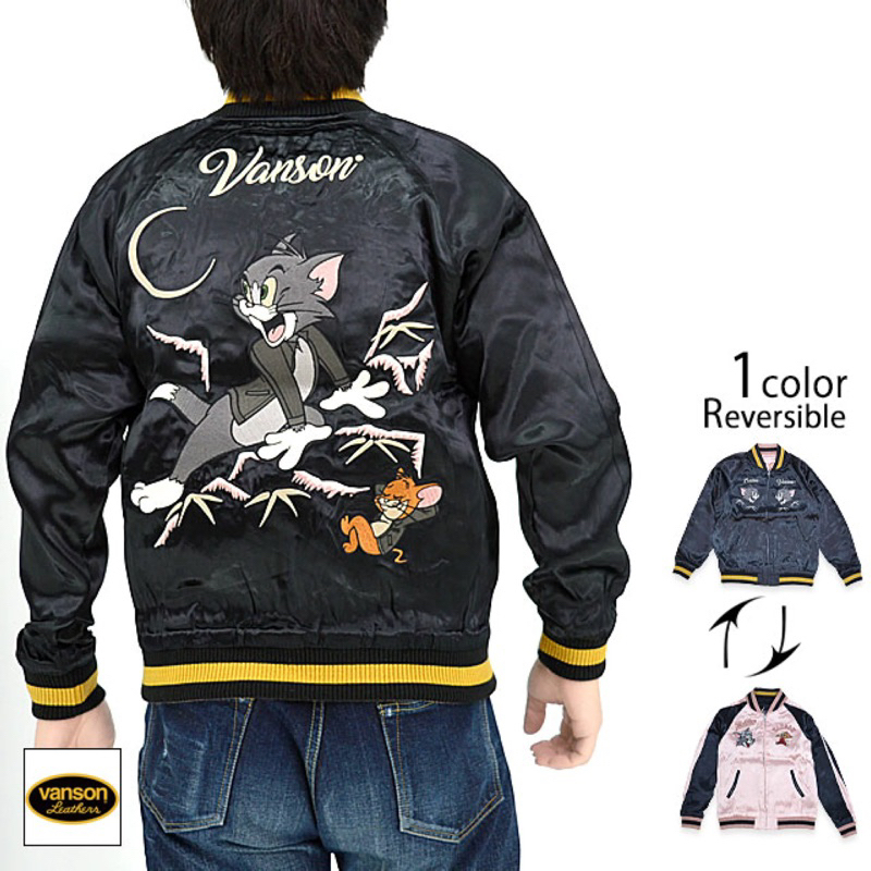 เสื้อปักลายญี่ปุ่น ทอม & เจอรี่ TOM&JERRY VANSON