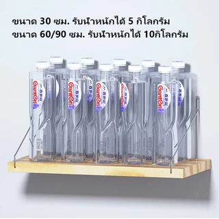 ชั้นวางติดผนัง ชั้นวางต้นไม้ตกแต่งบ้าน 3 ขนาด ไม้ แบบหนา สำหรับวางไวไฟ ตกแต่งบ้าน ต้องเจาะ