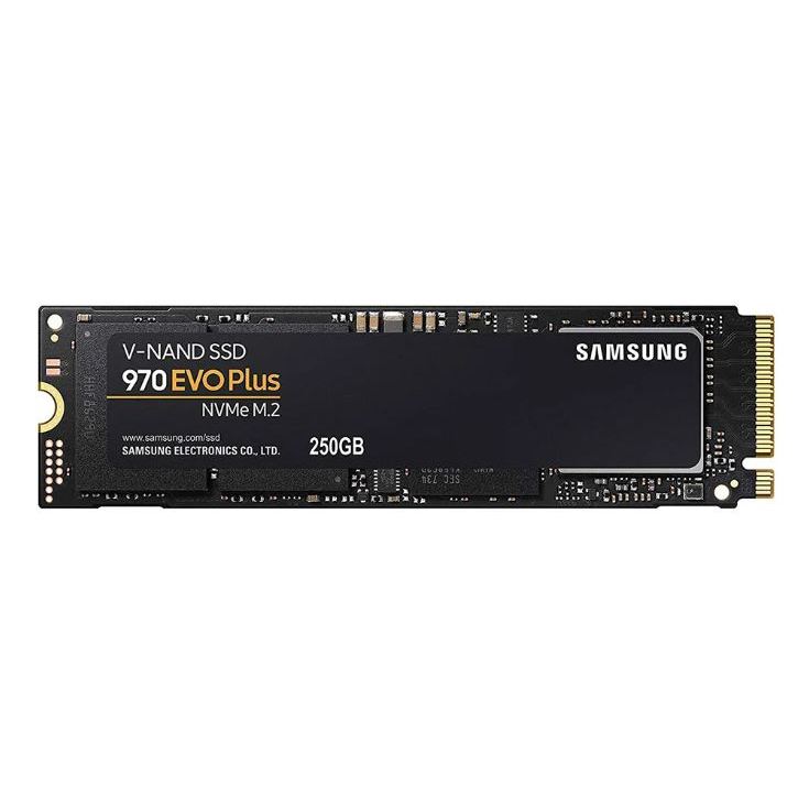 250 GB SSD (เอสเอสดี) SAMSUNG 970 EVO PLUS PCIe/NVMe M.2 2280 (MZ-V7S250BW)