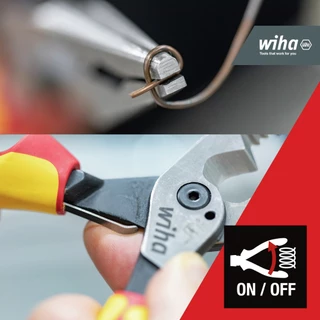 Wiha คีมมัลติฟังก์ชั่น 8in1 ยาว 225มม VDE ฉนวนไฟฟ้า 1000V, Z 13 0 09 225, คีมตัด คีมปอก Multifunction electric pliers