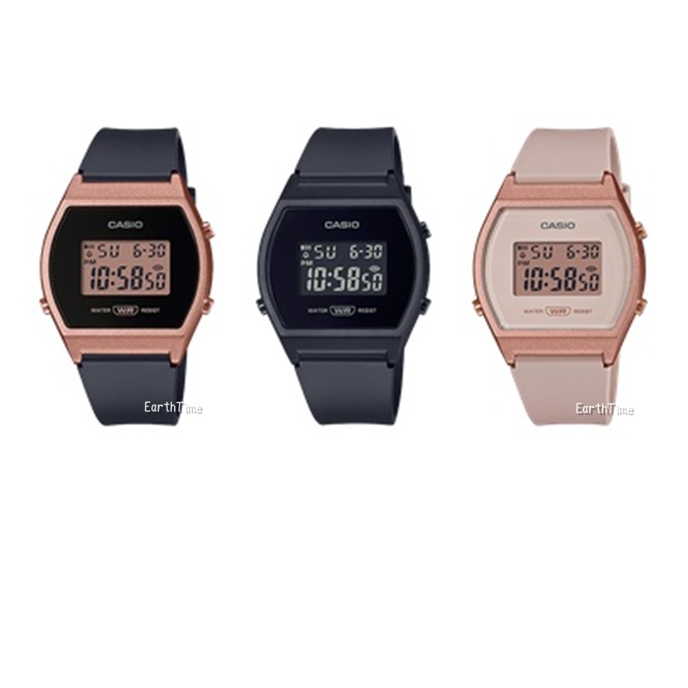 CASIO สายเรซิ่น ผู้หญิง รุ่น LW-204 (LW-204-1A,LW-204-1B,LW-204-4A,LW-204-1,LW-204)