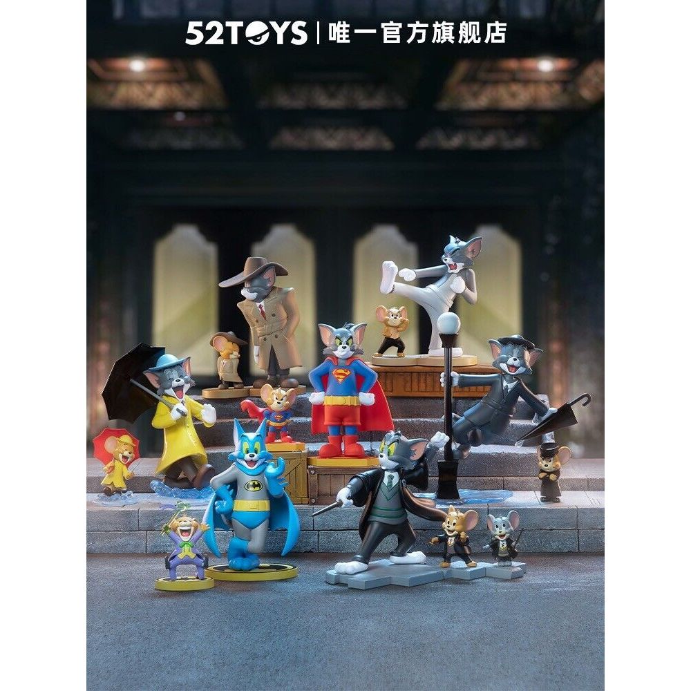 📌[พร้อมส่ง]📌 โมเดลกล่องสุ่ม Tom & Jerry Warner Bros. 100th Anniversary Series Blind Box by 52Toys