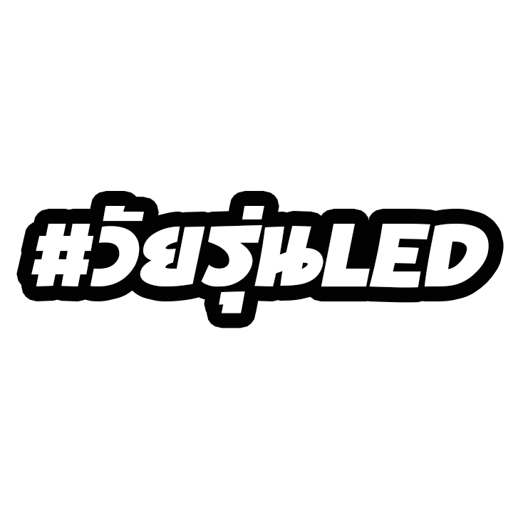 สติกเกอร์ติดรถ วัยรุ่นLED 1 แผ่น พร้อมส่ง
