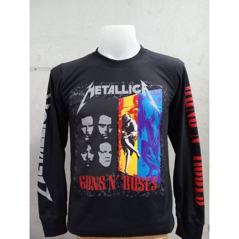 เสื้อยืดแขนยาวสกรีนวงMETALLICA