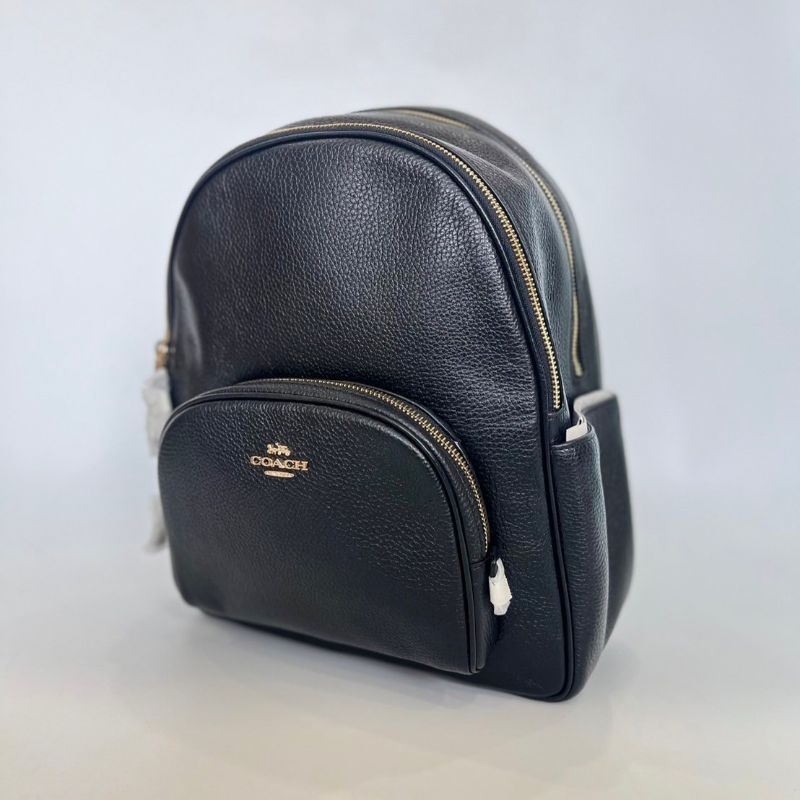 เป้ Coach Court Backpack สีดำล้วน