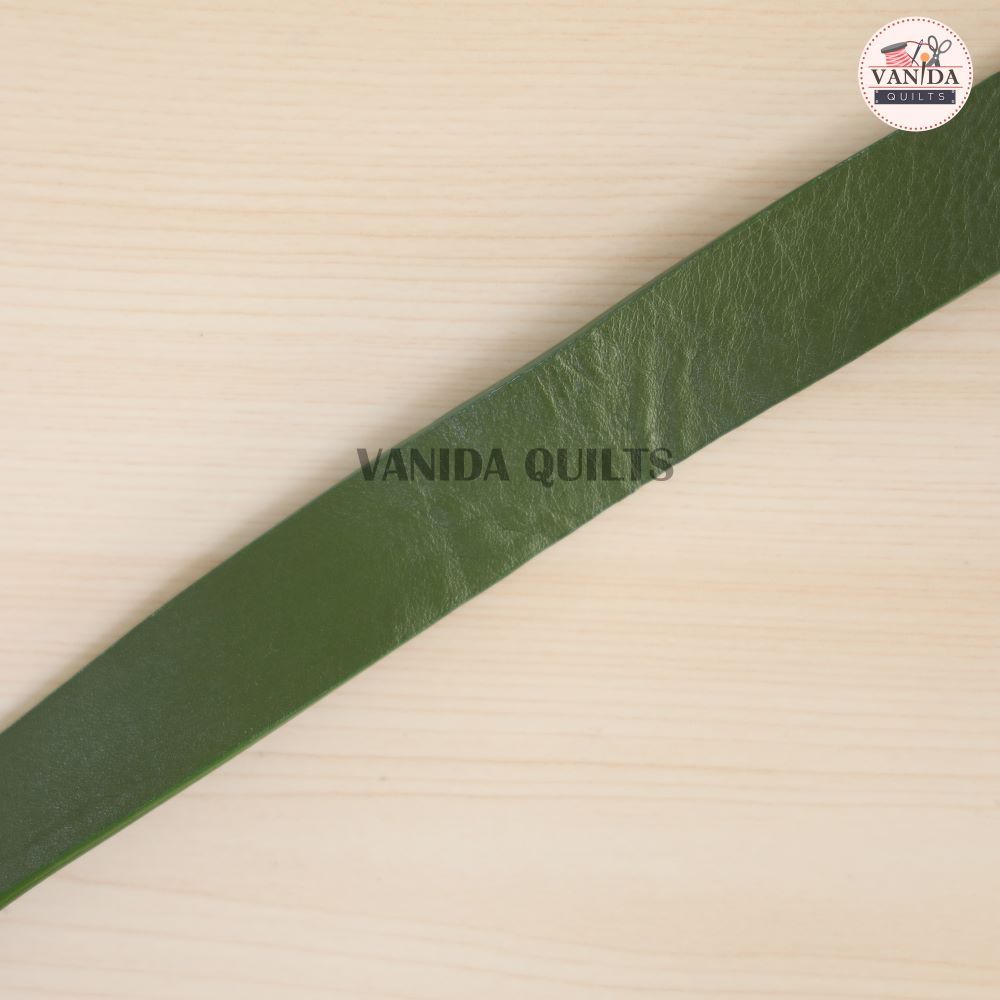 สายกระเป๋าหนังวัวแท้เดี่ยวปลายคาดเข็มขัด ปรับสั้น-ยาวได้ 60 - 80 cm สำหรับกระเป๋าสะพาย เจาะรูเย็บ ผลิตโรงงานไทย (L 038) - รูปที่ 5