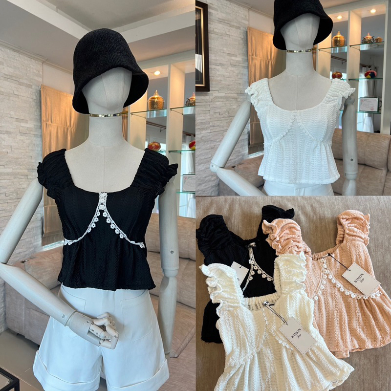 Seeyou studio งานผ้ายืด เย็บผ้าสองชั้นตัวเสื้อไม่บางแน่นอน 🌷🍒