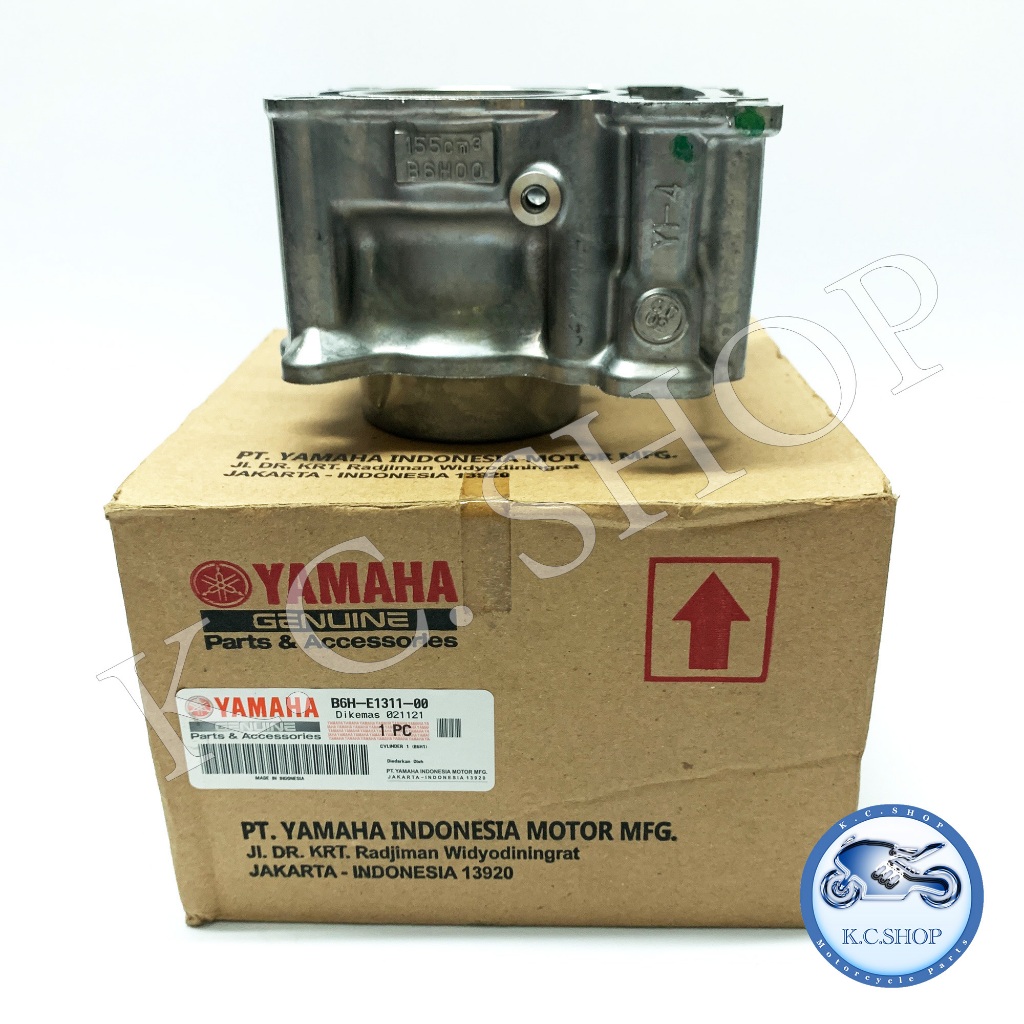 เสื้อสูบ NMAX155 ALLNEW ป๊20-22 AEROX155 ALLNEW ปี21-22 +ปะเก็นเสื้อ+ปะเก็นฝา+ซีลวาวล์ 4 แท้ศูนย์YAM