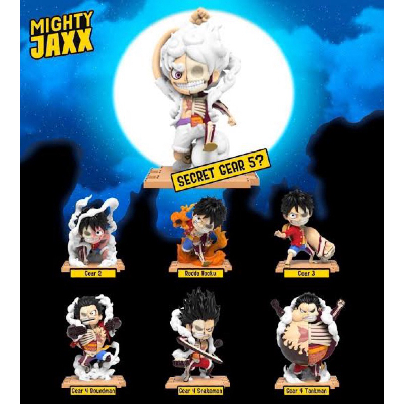 One Piece Mighty Jaxx XXRAY PLUS ชุด Luffy's Gears Edition ของแท้