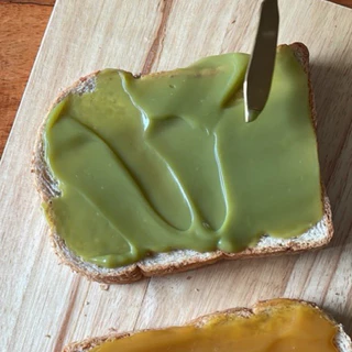 สังขยาไข่ใบเตย สูตรไร้แป้ง (Pandan Custard)
