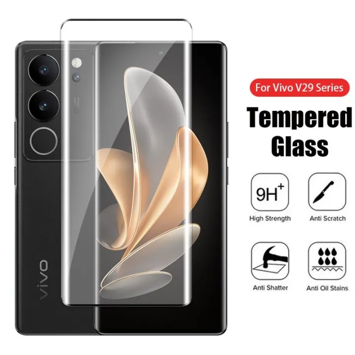 {พร้อมส่ง!!!} ฟิล์มกันกระแทก ฟิล์มกระจกเต็มจอ Vivo V25Pro/V27/V27Pro/V29/V30/V30Pro