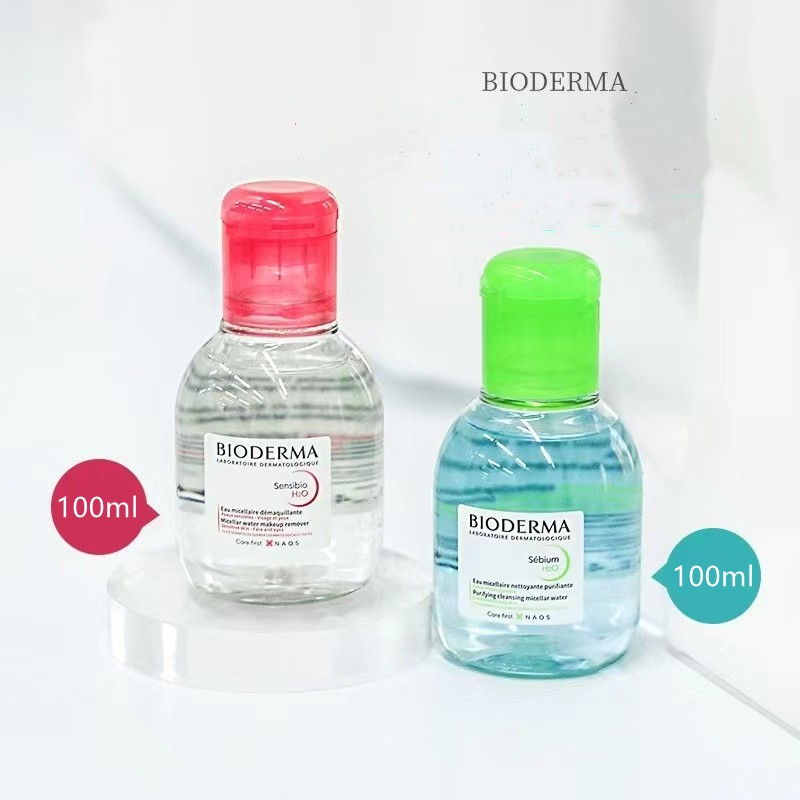 Bioder ma Sensibio H2O เช็ดเครื่องสำอาง 2สูตร ขนาดทดลอง100ml