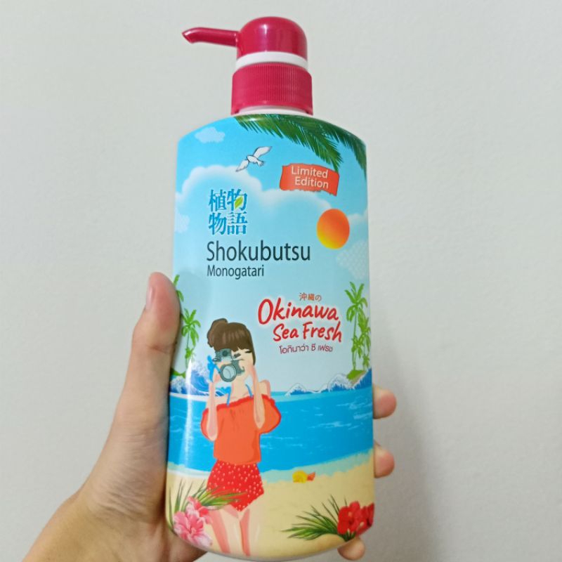 shokubusu monogatari Okinawa sea fresh 500ml ครีมอาบน้ำโชกุบุสซึ