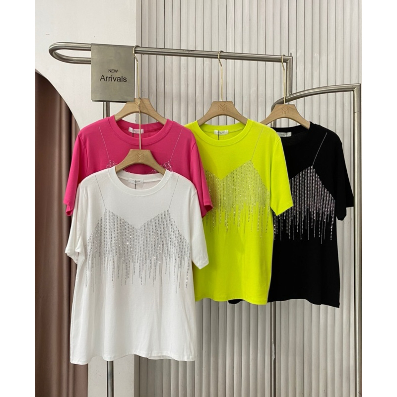 เสื้อยืดit’s me bigsize : รีดเพชรบาร์หน้า สวยมาก