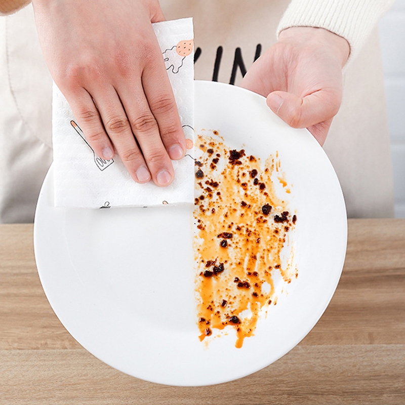 กระดาษซับน้ำมัน ทิชชู่ซับน้ำมัน กระดาษชำระ ซักได้ ใช้ได้เปียกและแห้ง กระดาษทนทาน ทิชชู่เอนกประสงค์ ทิชชู่ทำความสะอาด - รูปที่ 3